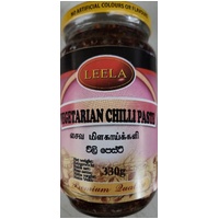 VEGETARIAN CHILLI PASTE 330G - LEELA