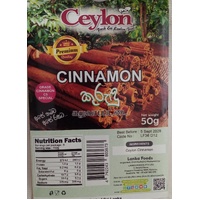 CINNAMON 50G - CEYLON