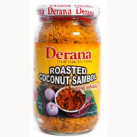 ROASTED COCONUT SAMBOL 300G  - DERANA