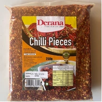 CHILLI PIECES 250G - DERANA