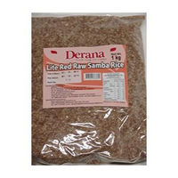 LITE RED RAW SAMBA RICE 1KG - DERANA