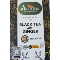 BLACK TEA WITH GINGER 50G - AURA TEA