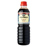 SOY SAUCE NATURALLY BREWED 600ML - KIKKOMAN