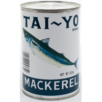 MACKEREL WITH NATURAL OIL IN BRINE - 425G - TAI - YO