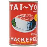 MACKEREL IN CHILLI TOMATO SAUCE 425G - TAI-YO