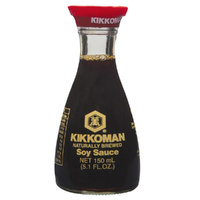 SOY SAUCE NATURALLY BREWED 150ML - KIKKOMAN