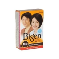 HAIR COLOUR  BLACK BROWN - BIGEN N20