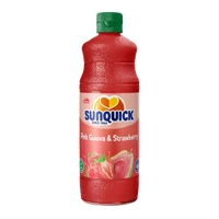 PINK GUAVA & STRAWBERRY 700ML - SUNQUICK