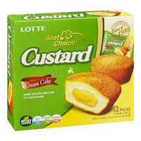 CUSTARD CREAM CAKE 276G - LOTTE