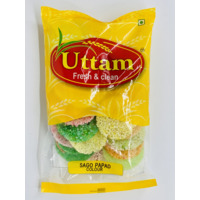 SAGO PAPAD COLOUR  200G - UTTAM