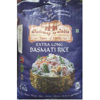 BASMATHI RICE EXTRA LONG 5KG - GATEWAY TO INDIA