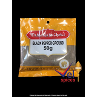 BLACK PEPPER GROUND 50G - MAHARAJAH'S CHOICE