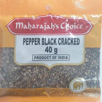 BLACK PEPPER CRACKED  40G - MAHARAJAH'S CHOICE
