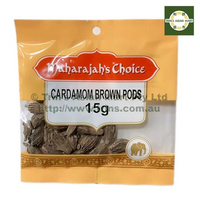 CARDAMOM BROWN PODS 15G - MAHARAJAH'S CHOICE