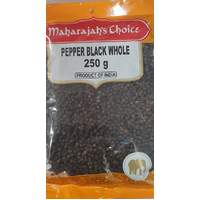 BLACK PEPPER WHOLE 250G - MAHARAJAH'S CHOICE