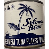 RED TUNA FLAKES IN OIL 400G - SOLOMON BLUE
