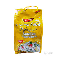 CREAMY SELLA BASMATI RICE 5KG - PATTU