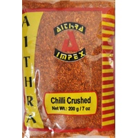 CHILLI CRUSHED FINE 200G - AITHRA
