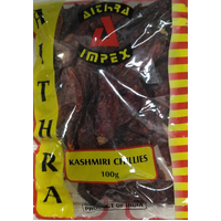 KASHMIRI CHILLIES 100G - AITHRA
