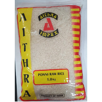 PONNI RAW RICE  1KG - AITHRA