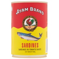 SARDINES IN TOMATO SAUCE 425G - AYAM